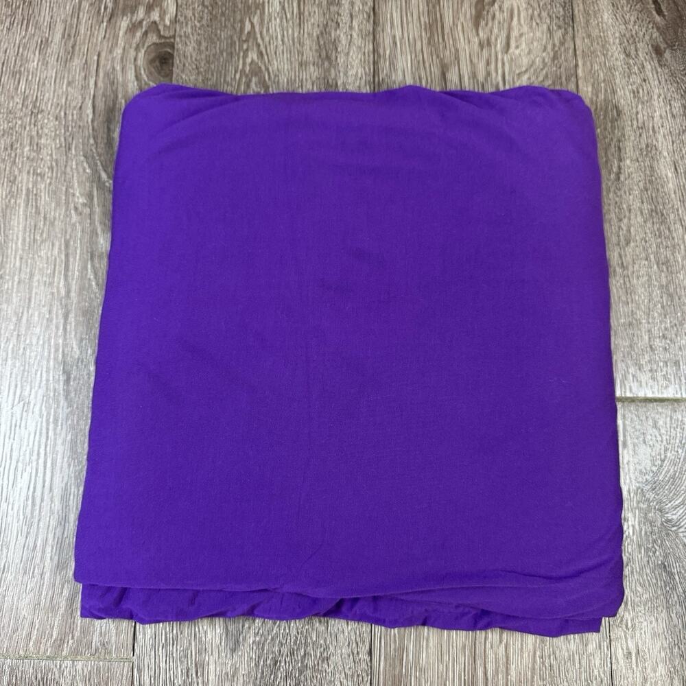 Purple Label Brand Bed Sheets Full Queen Flat Sheet Bamboo Spandex